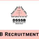 DSSSB Instructor Millwright, Technical Asst (Jr) & Other Recruitment 2023