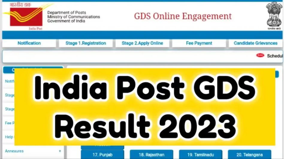 India Post Circle GDS Result 2023