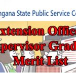 TSPSC Extension Officer Gr I Merit List 2022 – Merit List Released