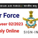 Indian Airforce Agniveer Vayu Recruitment 2023 – Apply Online for Agniveer Vayu (02/2023) Vacancy