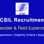 ICSIL Meter Reader, Field Supervisor Recruitment 2023