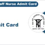 SGPGIMS Staff Nurse Admit Card 2023